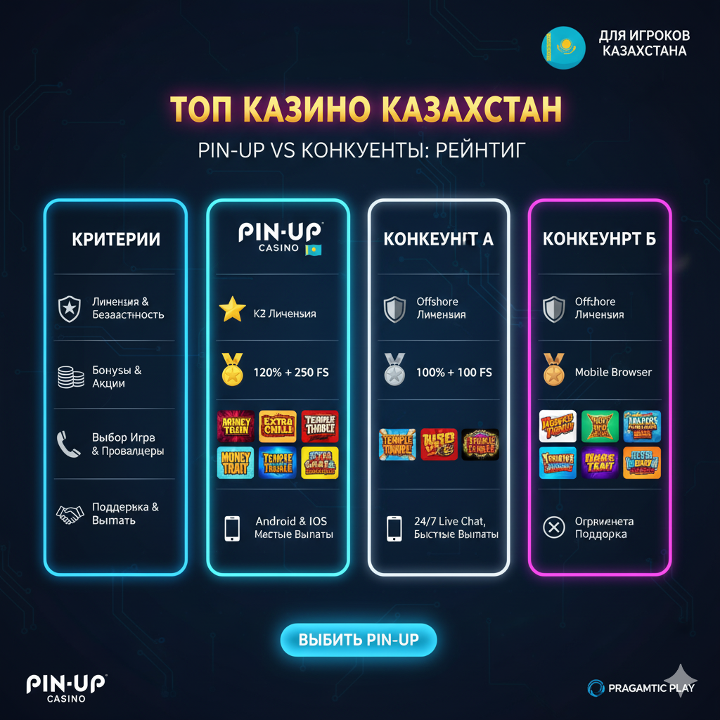pin up сравнение конкуренты казахстан рейтинг казино