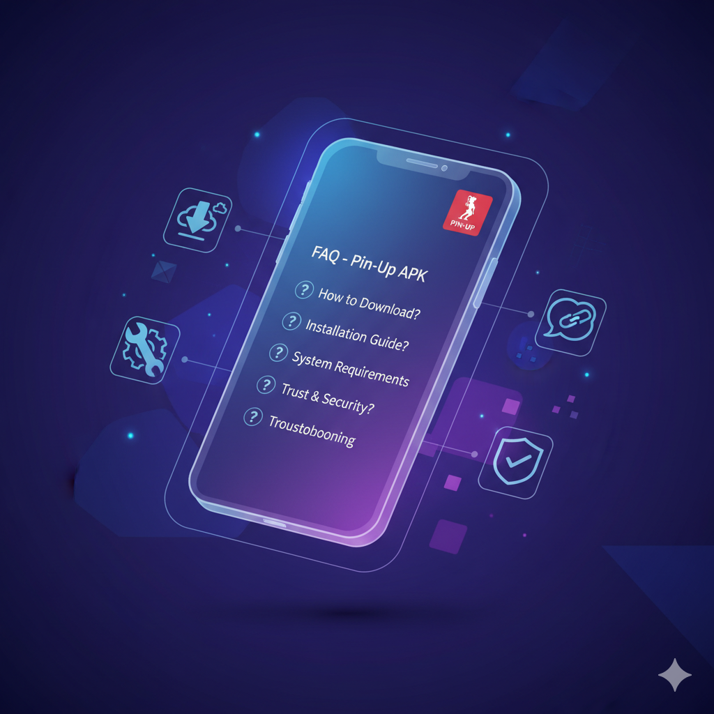 Раздел часто задаваемых вопросов об установке Pin-Up APK