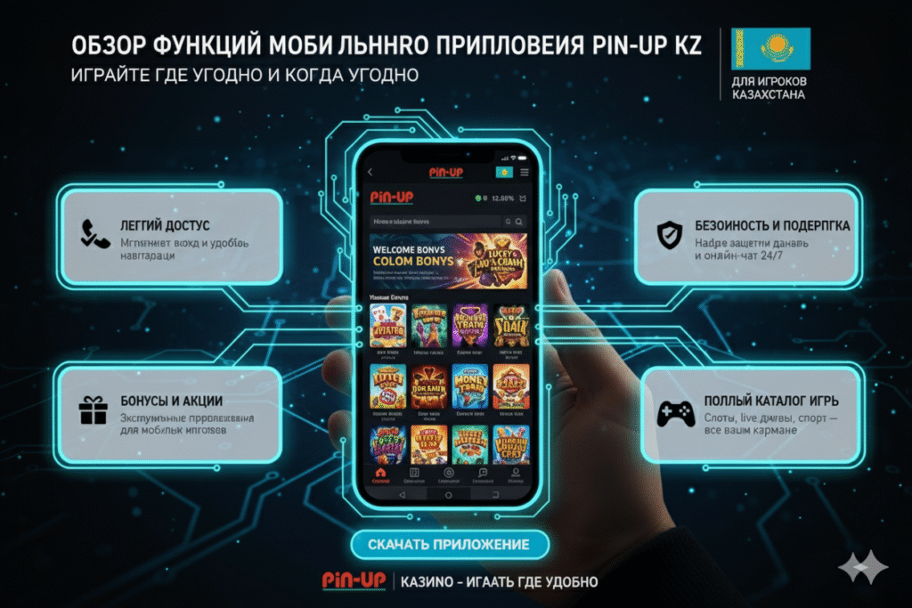 Обзор функциональных возможностей мобильного приложения Pin-Up KZ