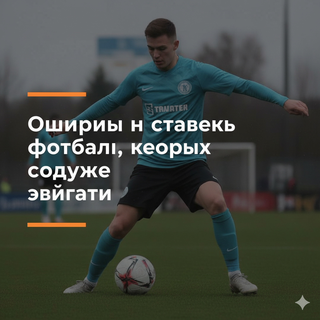 Ошибки в ставках на футбол избегать