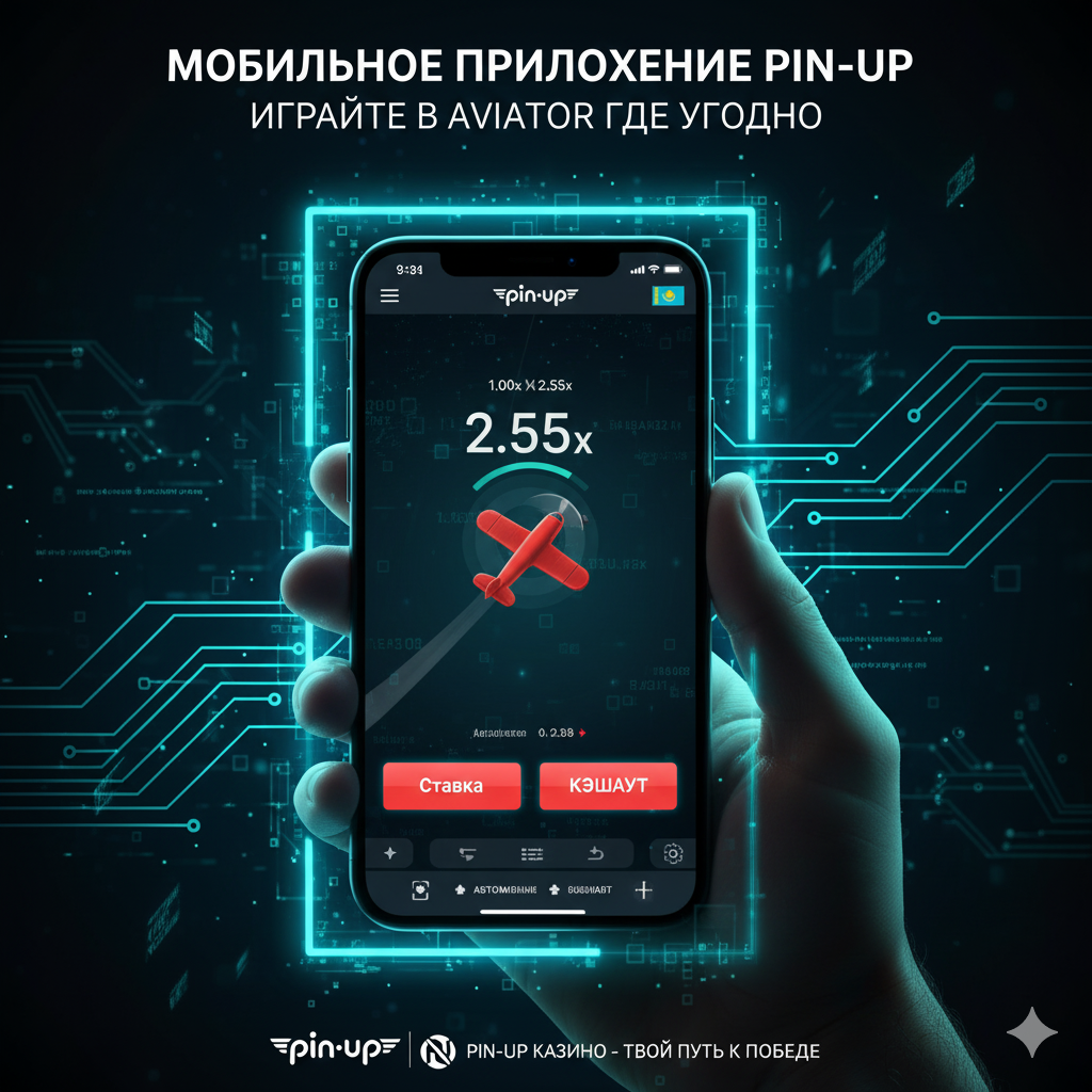 Мобильное приложение Pin-Up для игры в Aviator на смартфоне