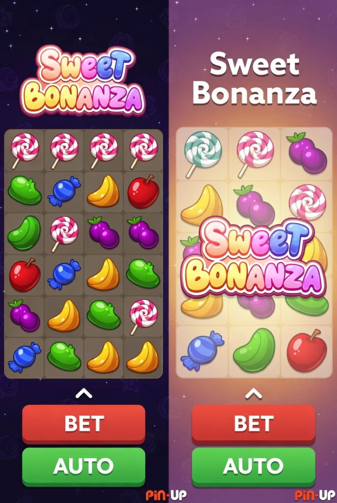 Сравнение игровых стратегий для Sweet Bonanza в Pin-Up Казахстан