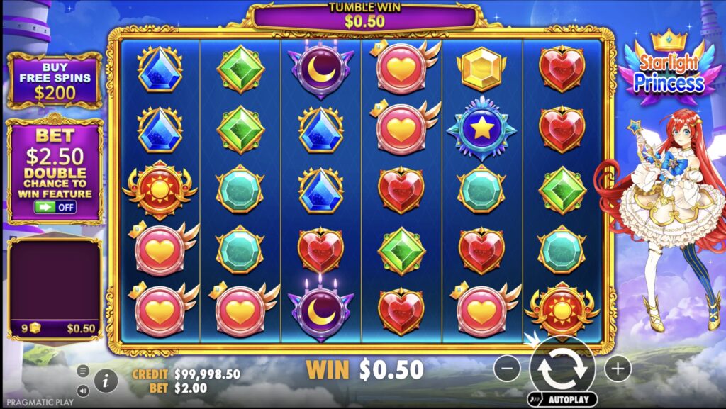 Экран бонусного раунда Free Spins с накопленными множителями
