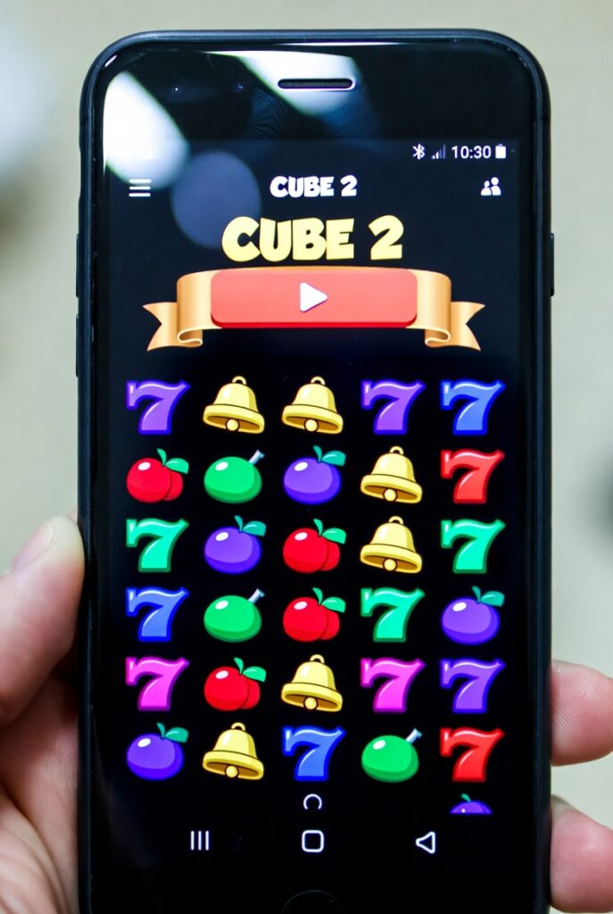 Скриншот мобильной версии Cube 2 в приложении Pin-Up