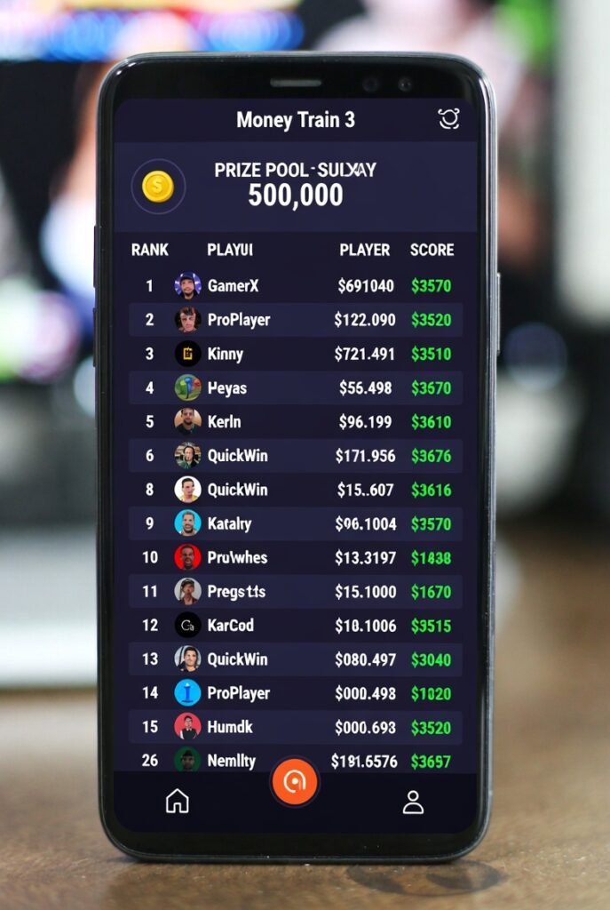 Таблица лидеров турнира Money Train 3 на платформе Pin-Up с призовым фондом